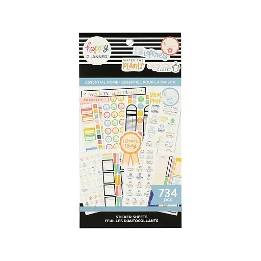 Essentials Home Classic Stickers Productivity Theme