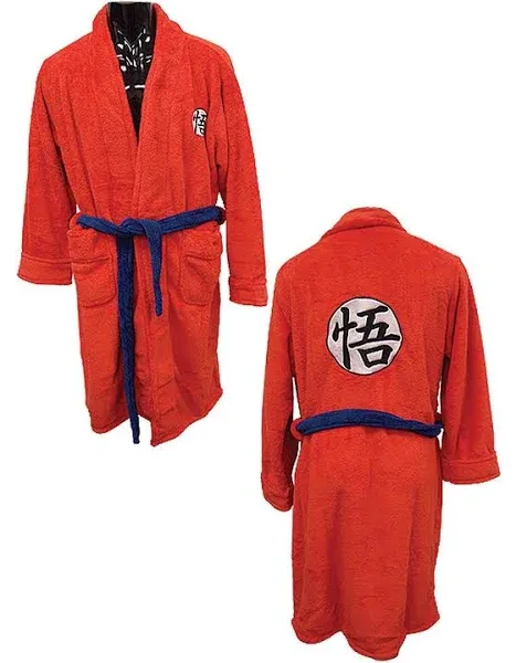 Dragon Ball Z Goku Uniform Bathrobe Adult One Size Fits Most