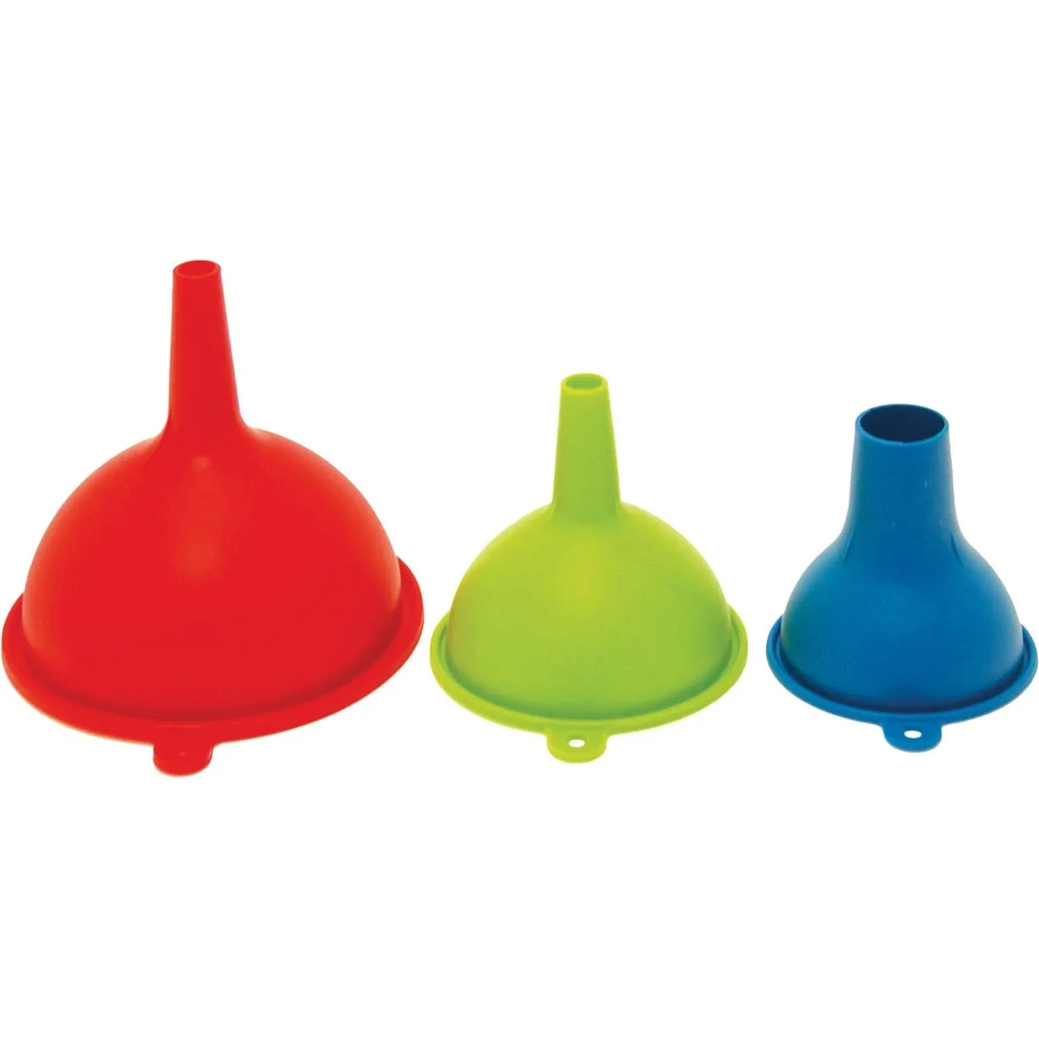 Gourmet by Starfrit 093523-003-0000 3-Piece Silicone Funnel Set