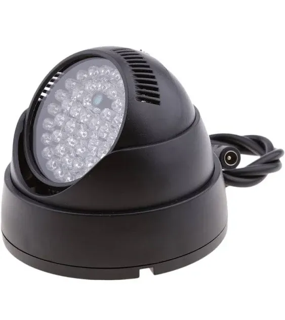 48 LED IR Infrared for Indoor Camera, Size: Black Case