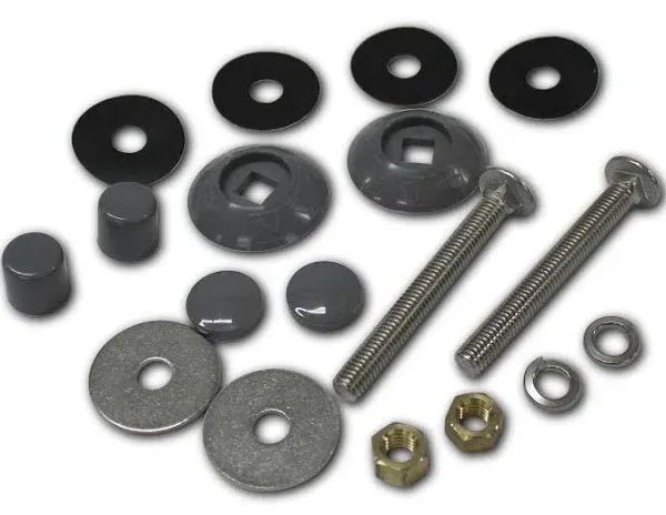 SR Smith Diving Board Bolt Kit - Pewter Gray