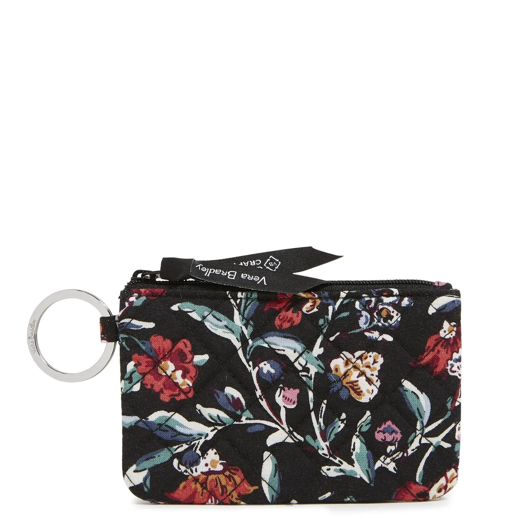 Vera Bradley Zip ID Case : Perennials Noir