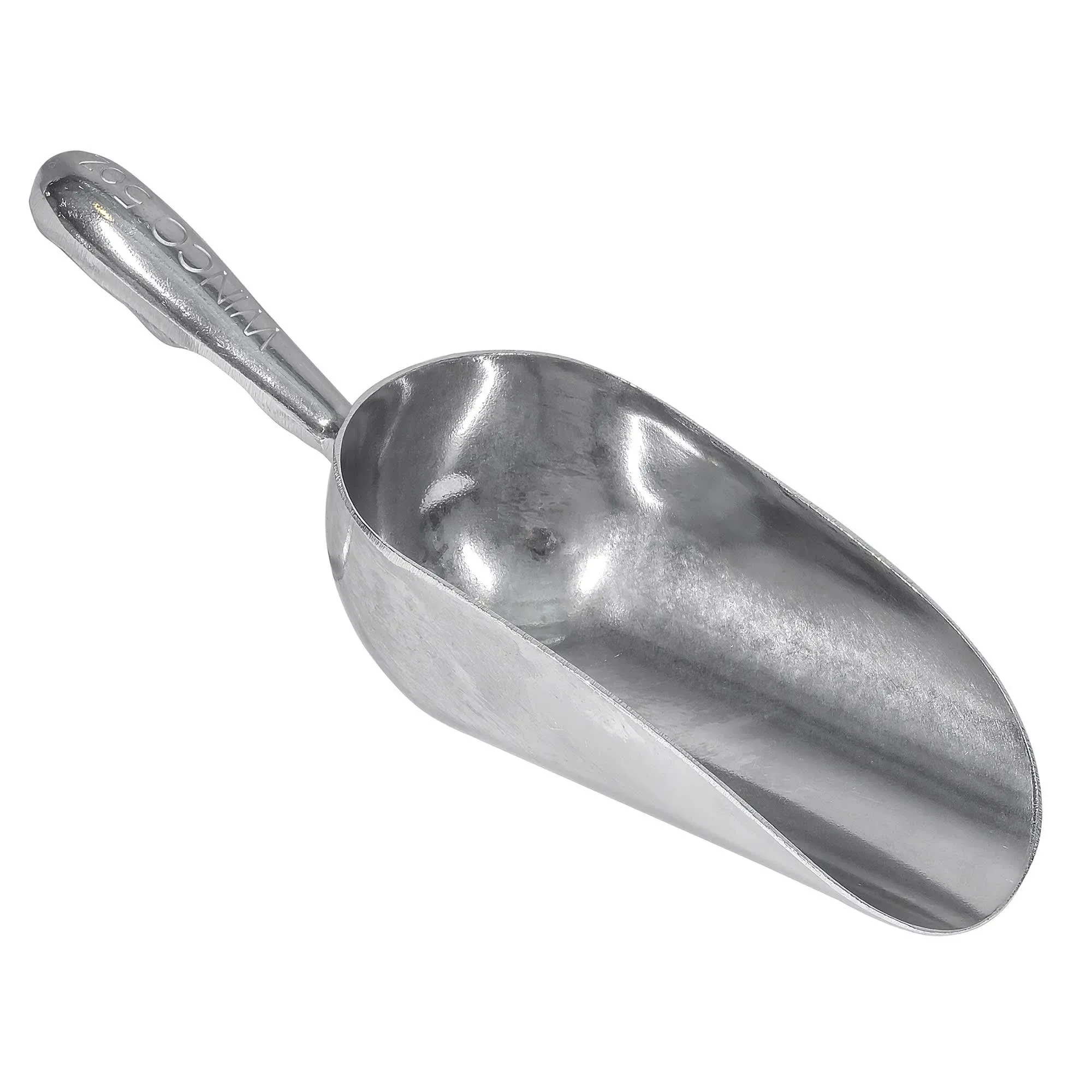 Winco AS-5 Aluminum Scoop - 5 oz.