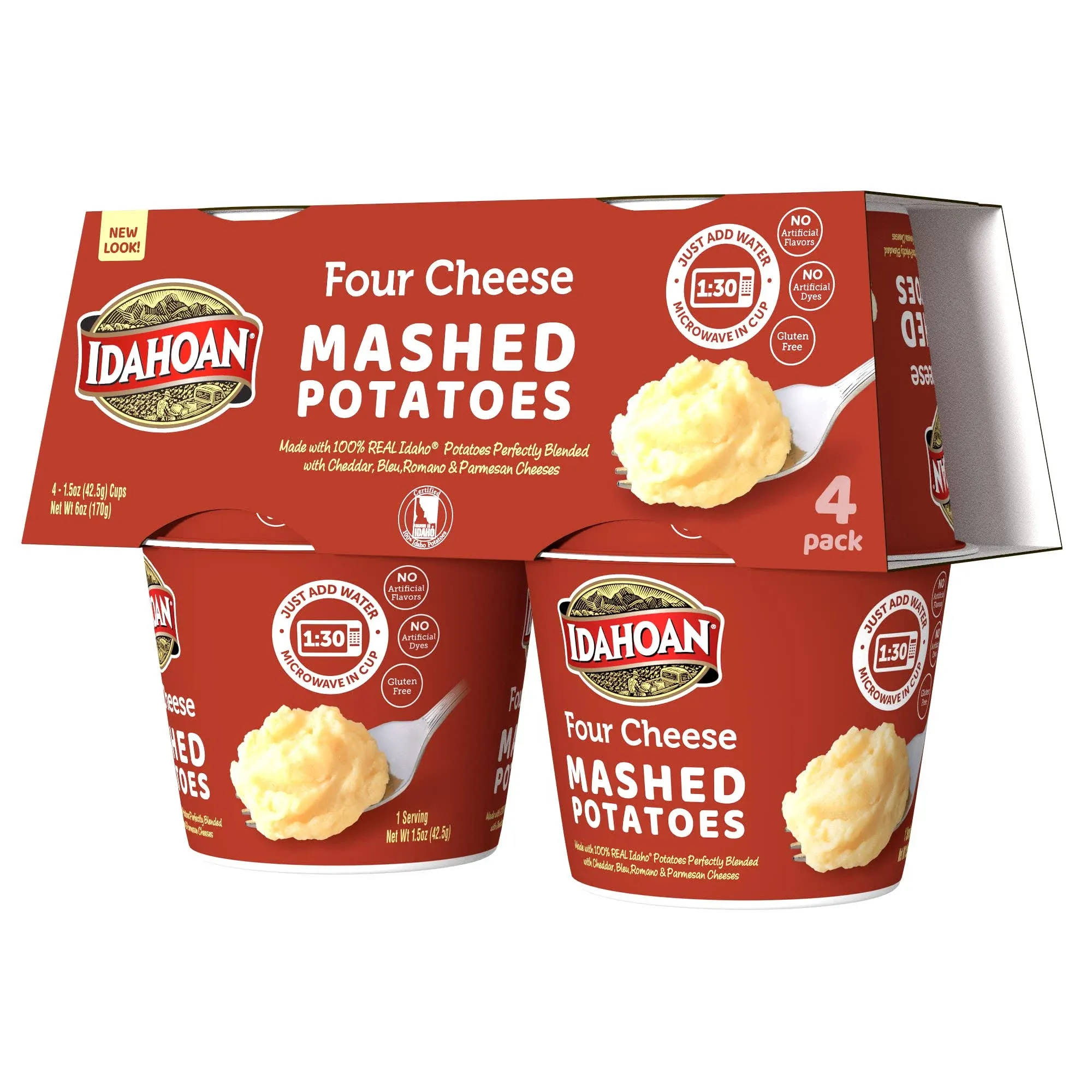 Idahoan Four Cheese Mashed Potatoes