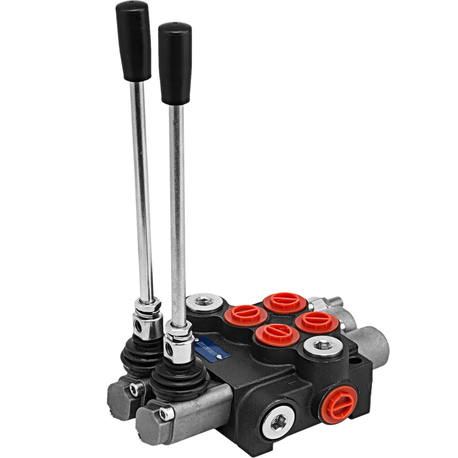 VEVOR 2 Spool Hydraulic Joystick Control Valve 11GPM Double Acting Cylinder Spool ...