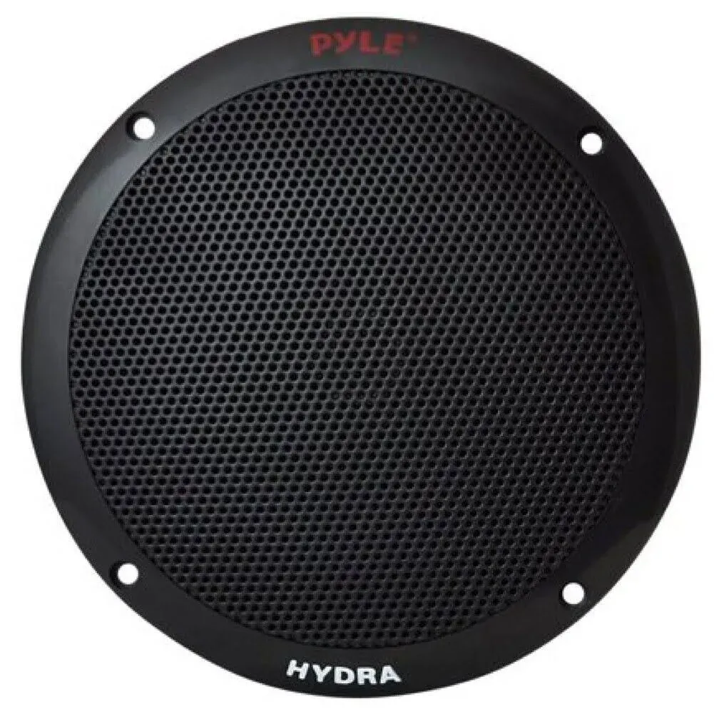 Pyle® PLMR605B - 400W 2-Way 6.5&quot; Black Flush Mount Speakers, Pair