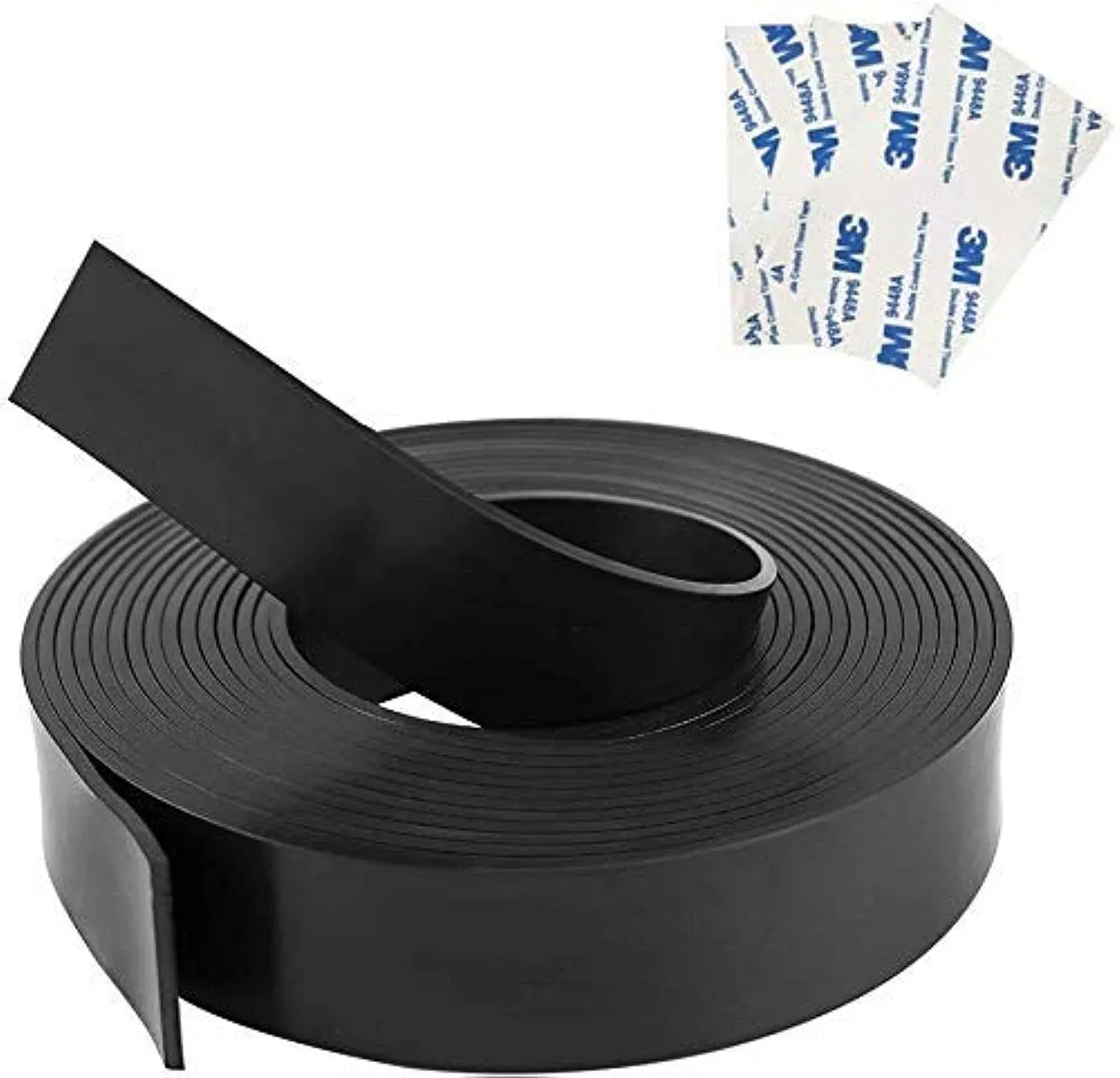 Purzest 15 Feet Boundary Strips Magnetic Tape Markers Compatible for Neato Shark ION Robot Vacuum 750 Robotic xiaomi Roborock S5 Black