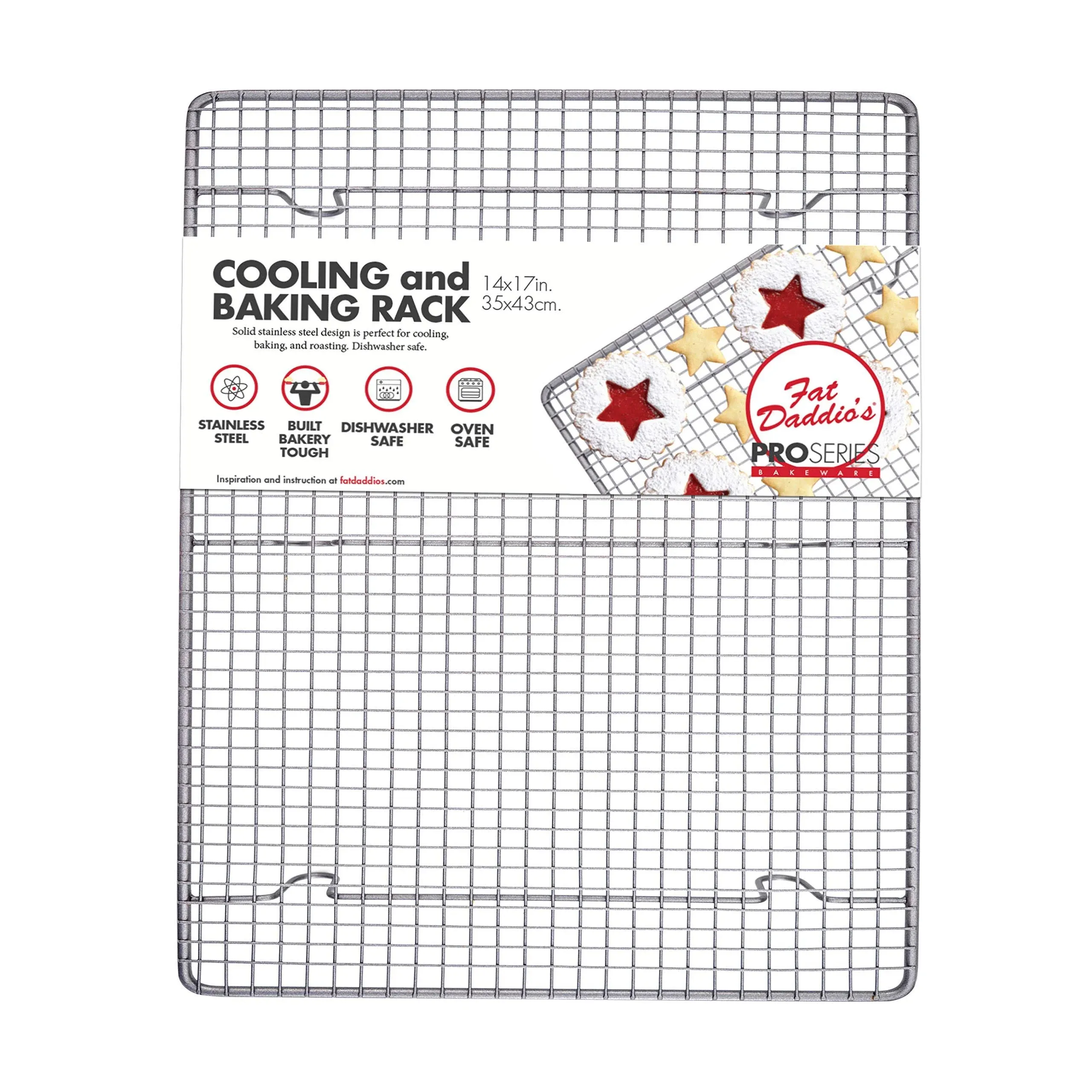 Fat Daddio's CR-1417 14" x 17" Stainless Steel Cooling Rack