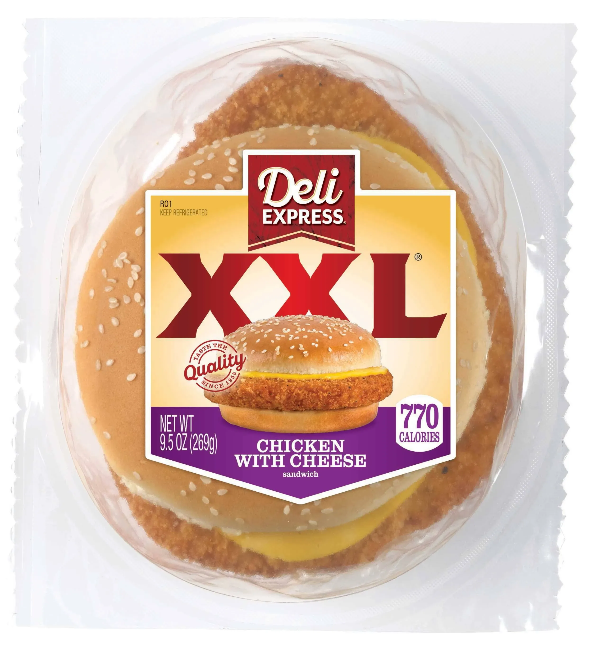 Deli Express XX Large Chicken with Cheese Sandwich