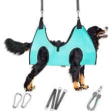 Cat Grooming Hammock - Upgrade Dog Grooming Harness for Nail Trimming (XS 15Lb),