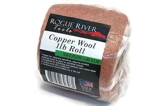 Rogue River Tools Copper Wool 1lb Roll ( Medium Grade)