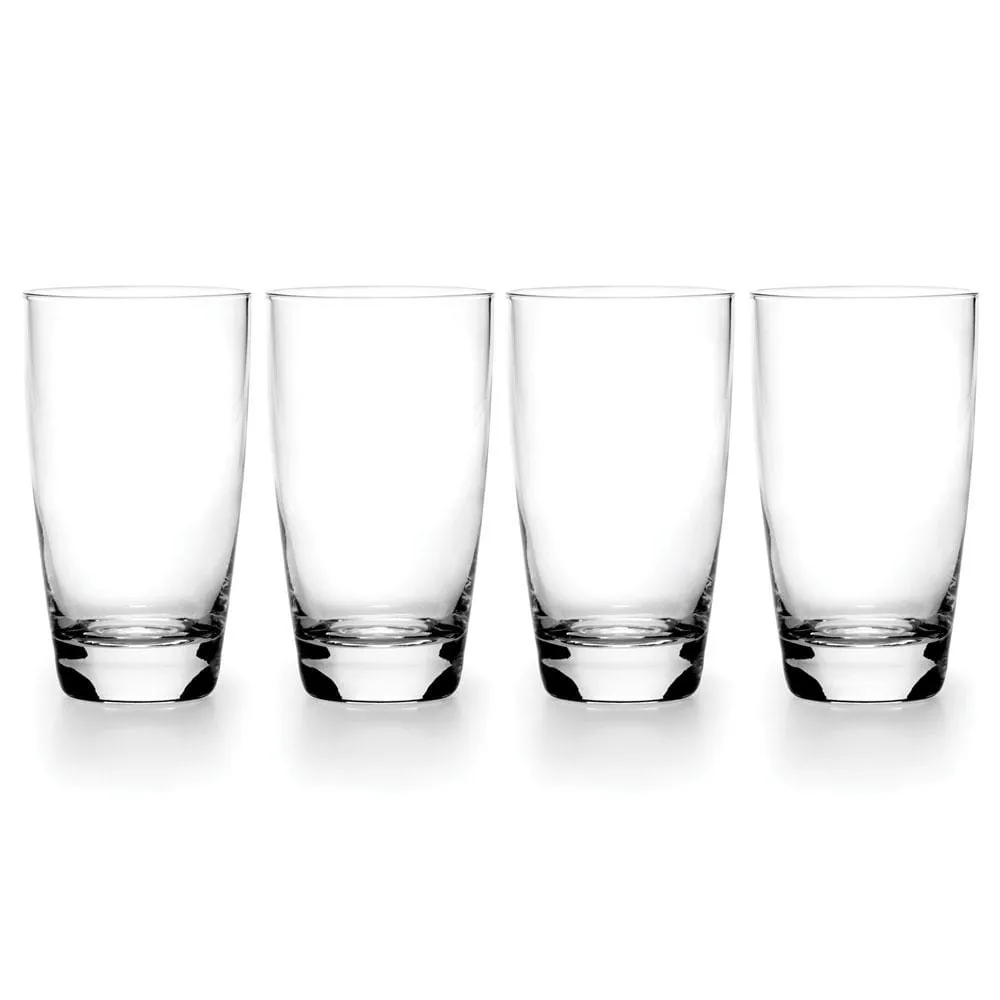 Mikasa Napoli Beverage Drinkware Set, 15.5-Ounce, Set of 4