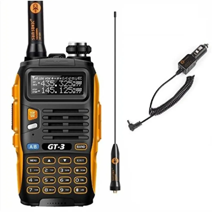 Handheld Police Radio Scanner 2-Way Triple Power Digital Transceiver HAM Antenna