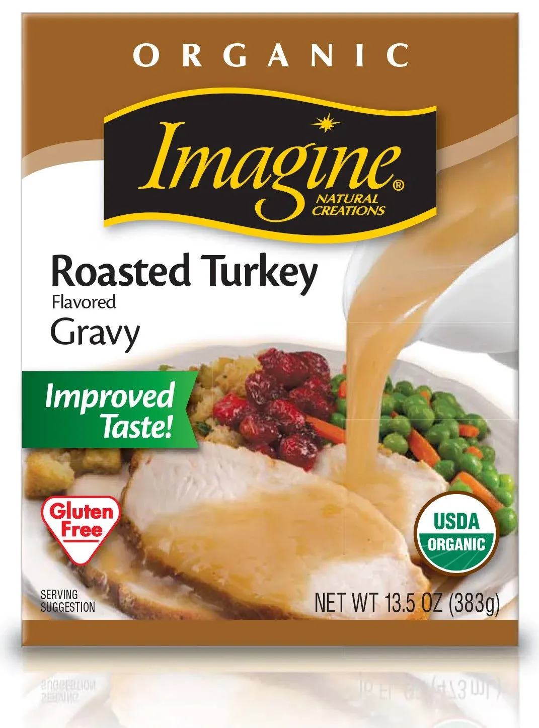 Imagine Organic Gravy, Roasted Turkey, 13.5 Ounce (Pack of 12)