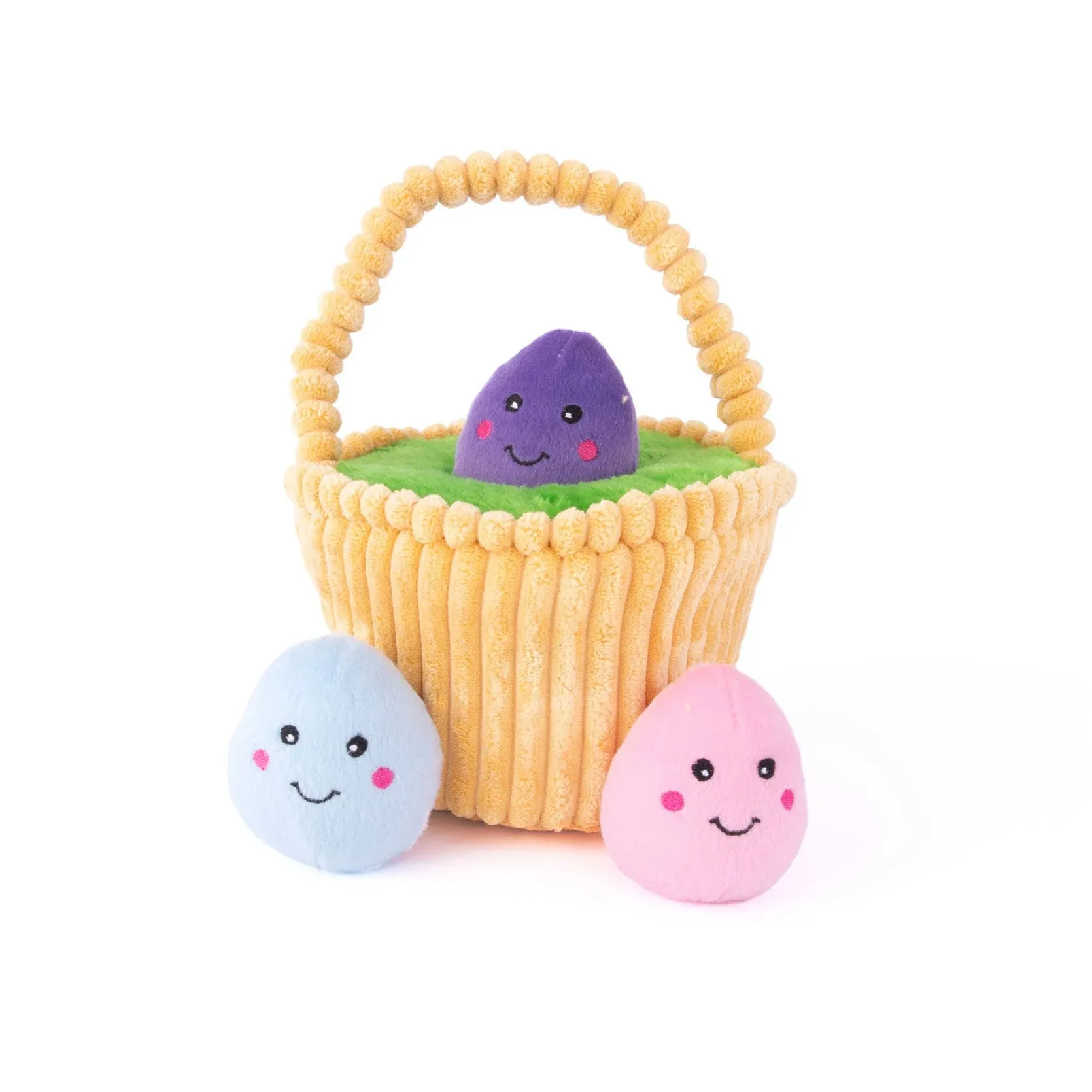 ZippyPaws Zippy Burrow Dog Toy - Easter Basket