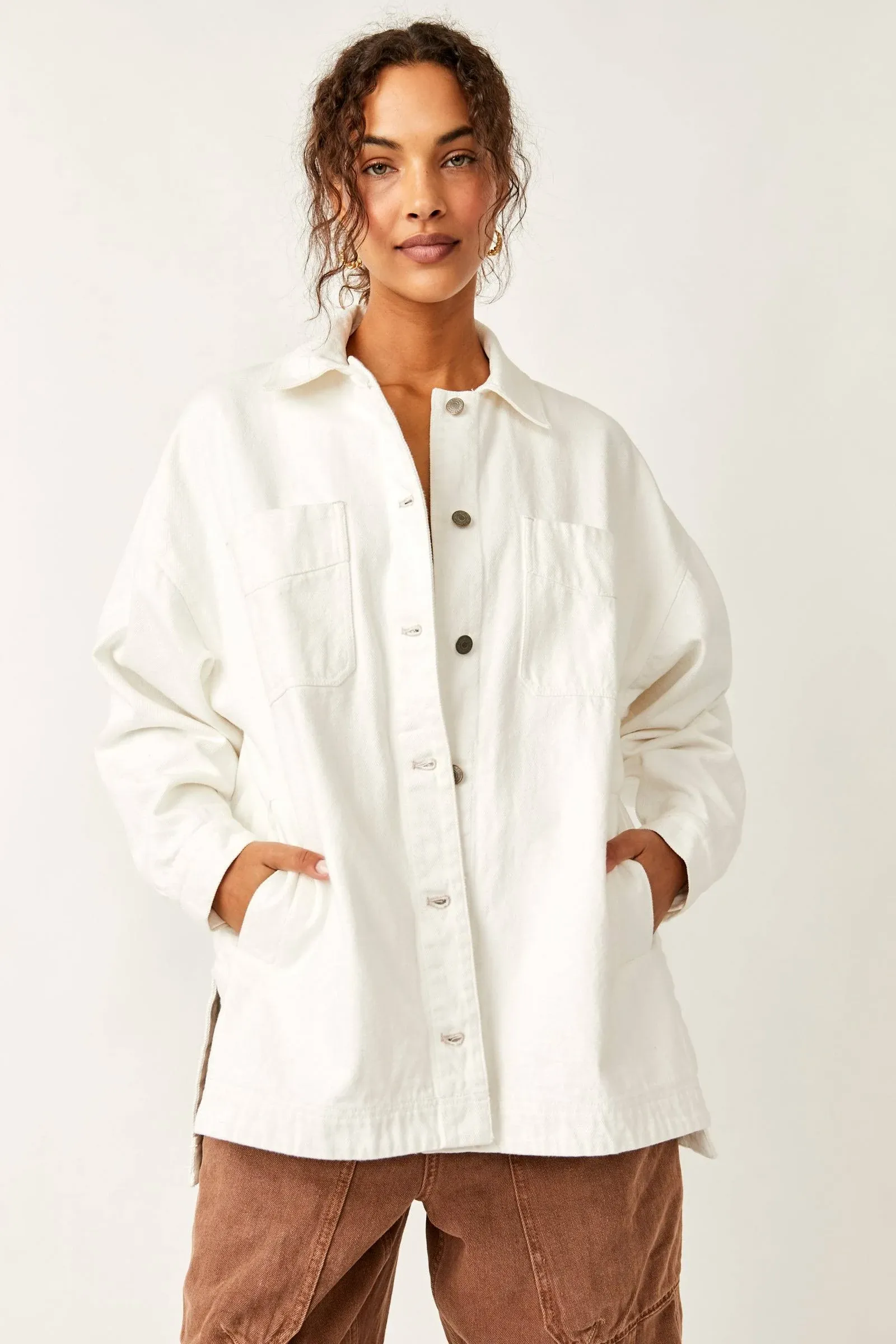 Free People Madison City Twill Jacket