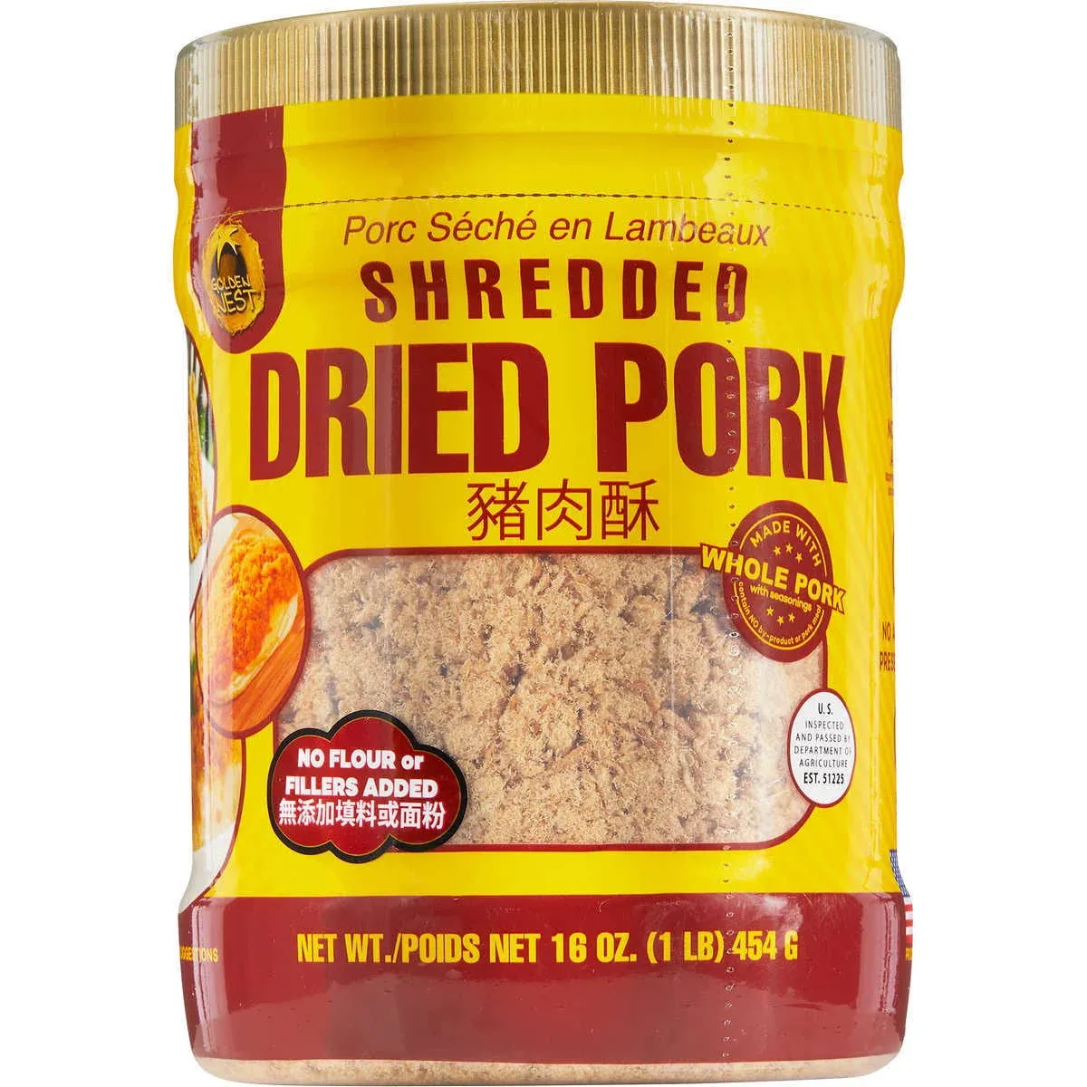 Golden Nest Shredded Dried Pork - 16 oz