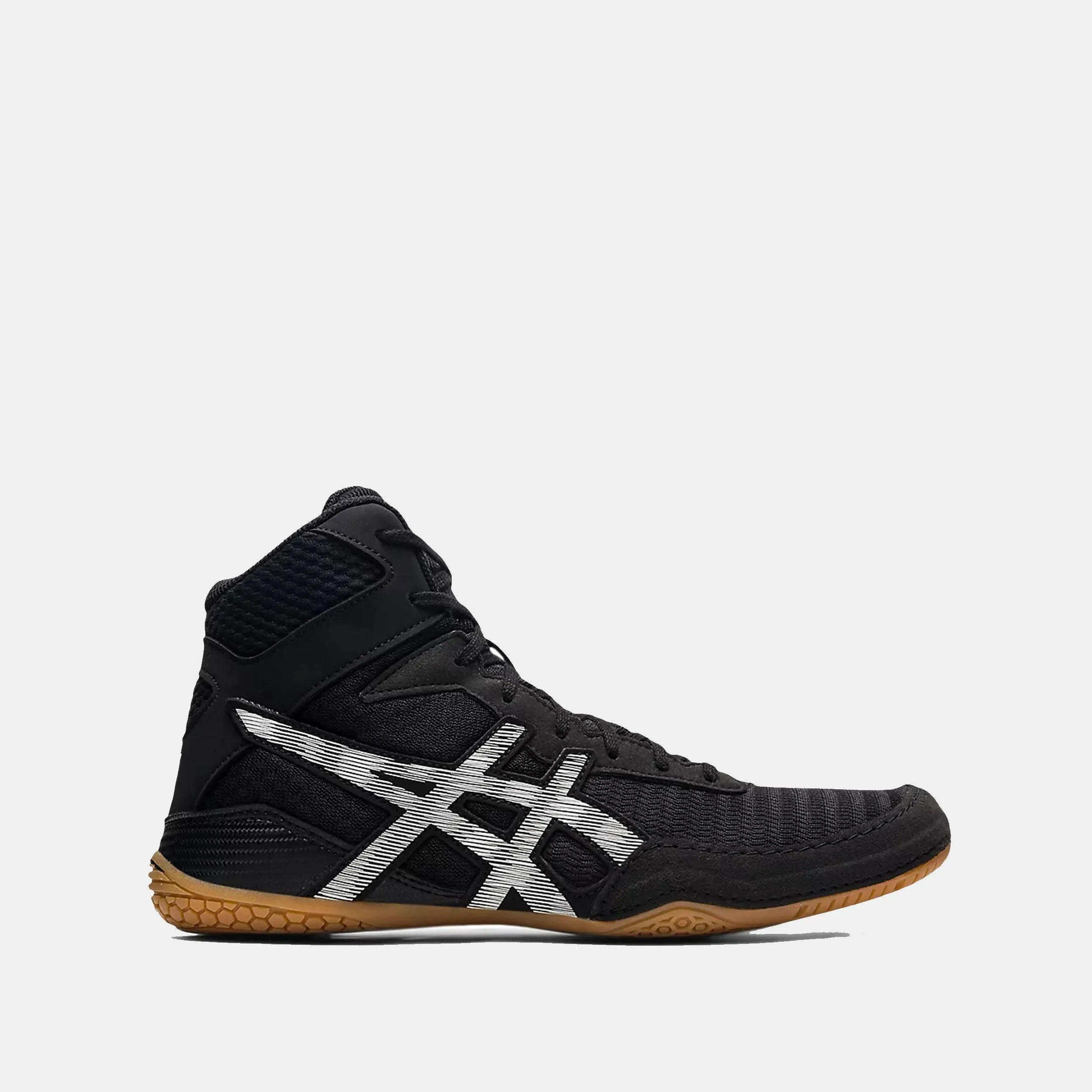 ASICS Matcontrol 2 Wrestling Shoe (Black/White) Men's Shoes