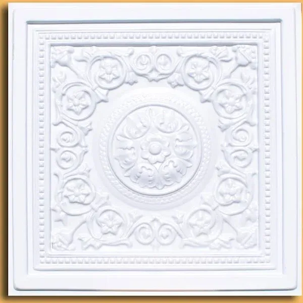 Grid System 24&#034; x 24&#034; PVC Ceiling Tiles MAJESTY White