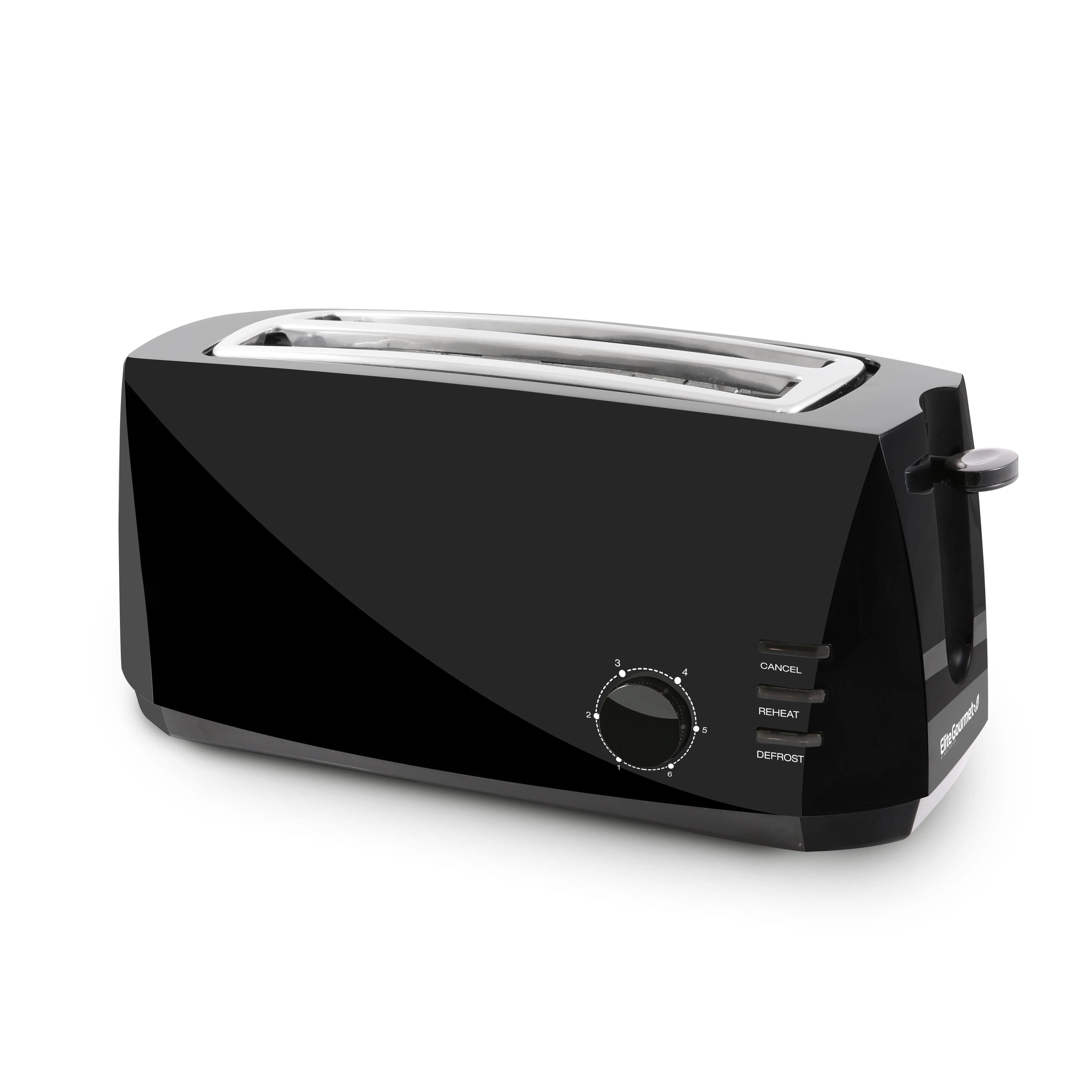 Elite Gourmet 4-Slice Long-Slot Toaster