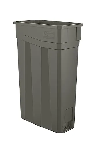 Suncast Commercial 23 Gallon Resin Slim Trash Can TCN