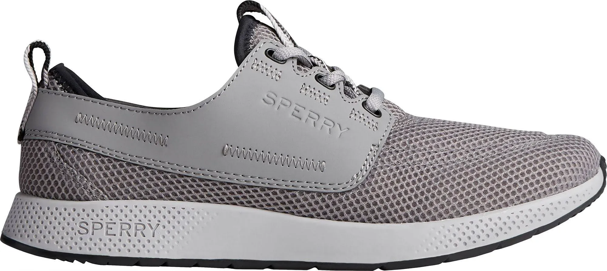 NIB MEN&#x27;S SPERRY STS23141 7 SEAS SPORT CUPSOLES FISHING GREY WATER SHOES