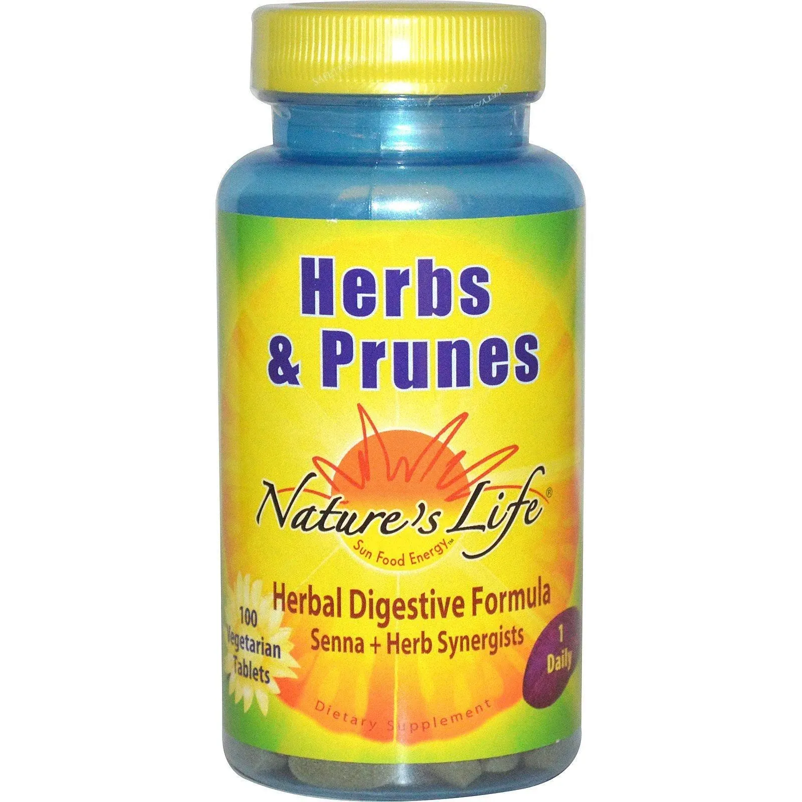 Nature's Life Herbs & Prunes - 100 Tablets