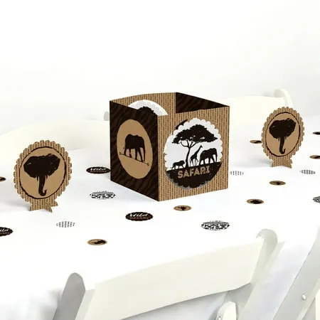 Wild Safari - African Jungle Adventure Birthday Party or Baby Shower Centerpiece & Table Decoration Kit