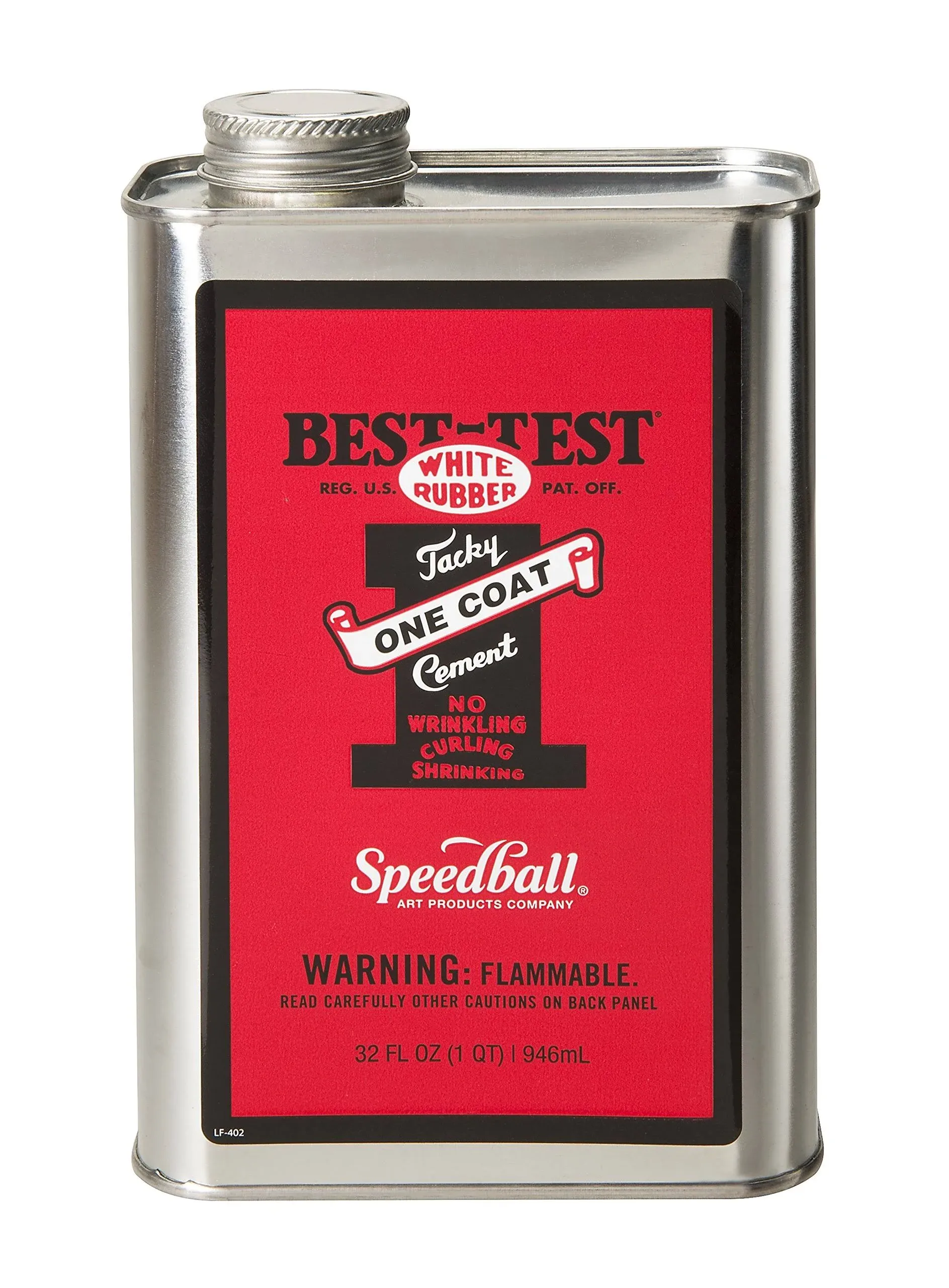 Best-Test One-Coat Rubber Cement 8oz