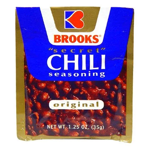 Brooks Original Secret Chili Seasoning, 1.25 Ounce -- 24 per case.