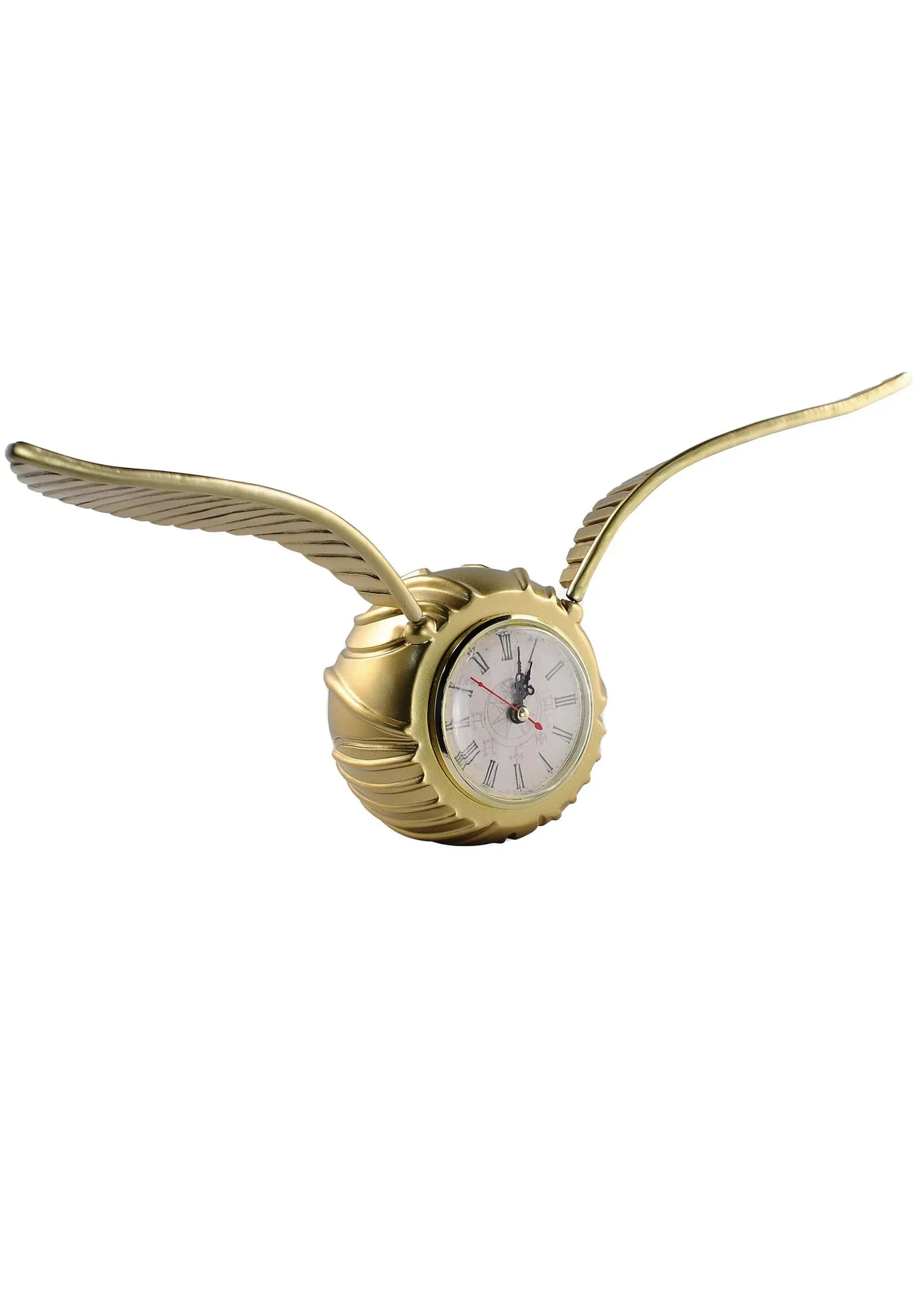 Harry Potter Golden Snitch Replica Resin Desk Clock | 9 x 18 Inches