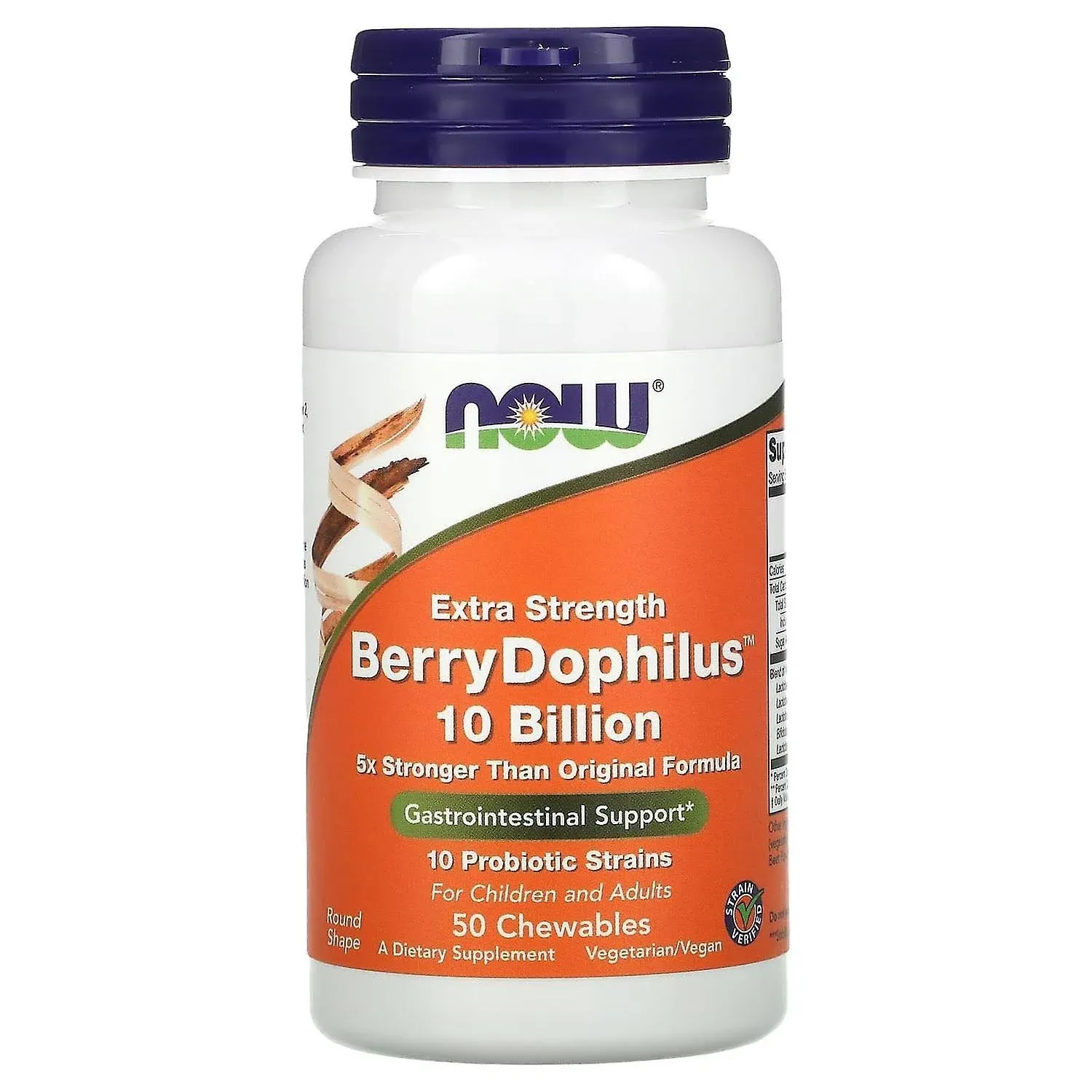 Now Foods BerryDophilus Extra Strength - 50 Chewables