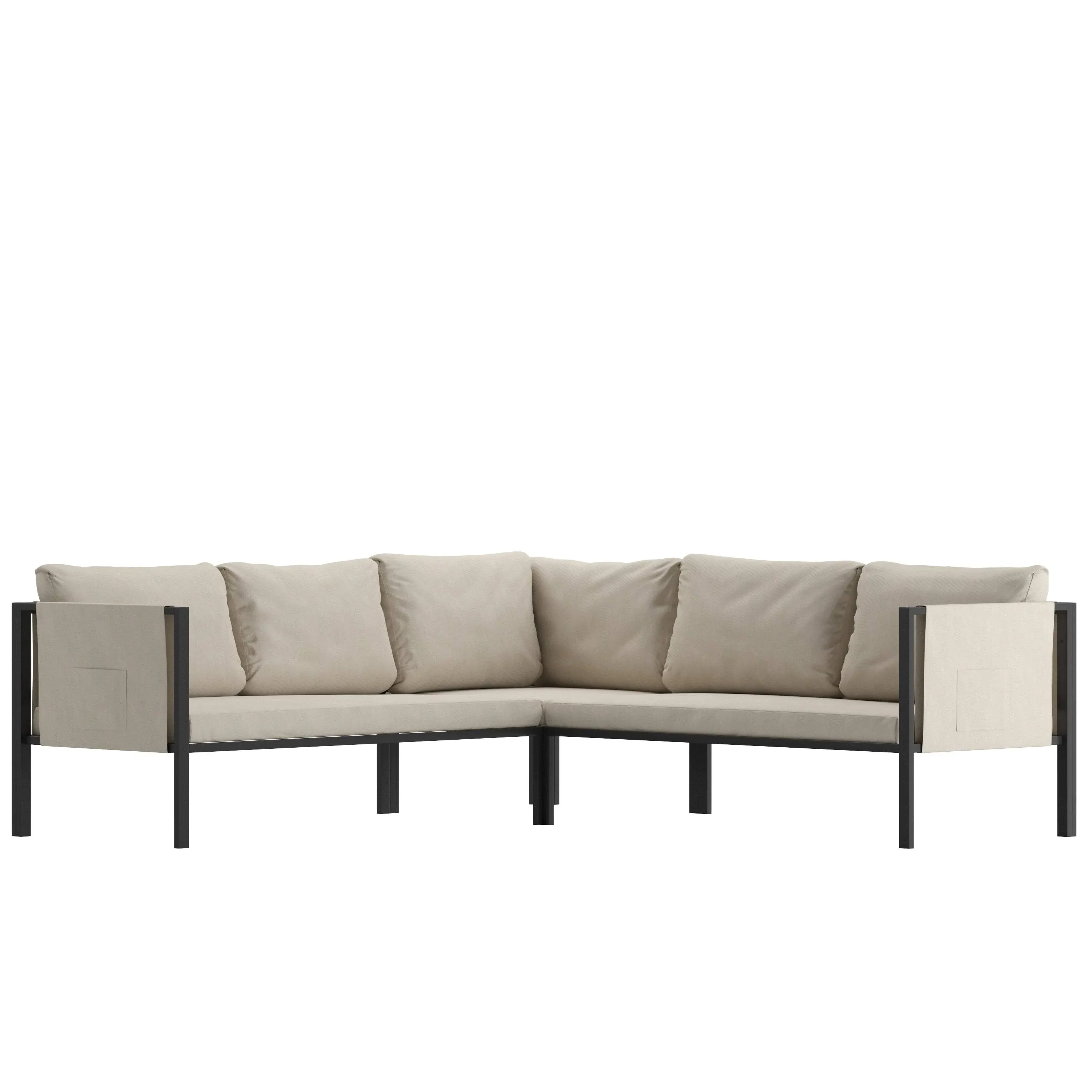 Flash Furniture Lea Indoor / Outdoor Sectional Couch