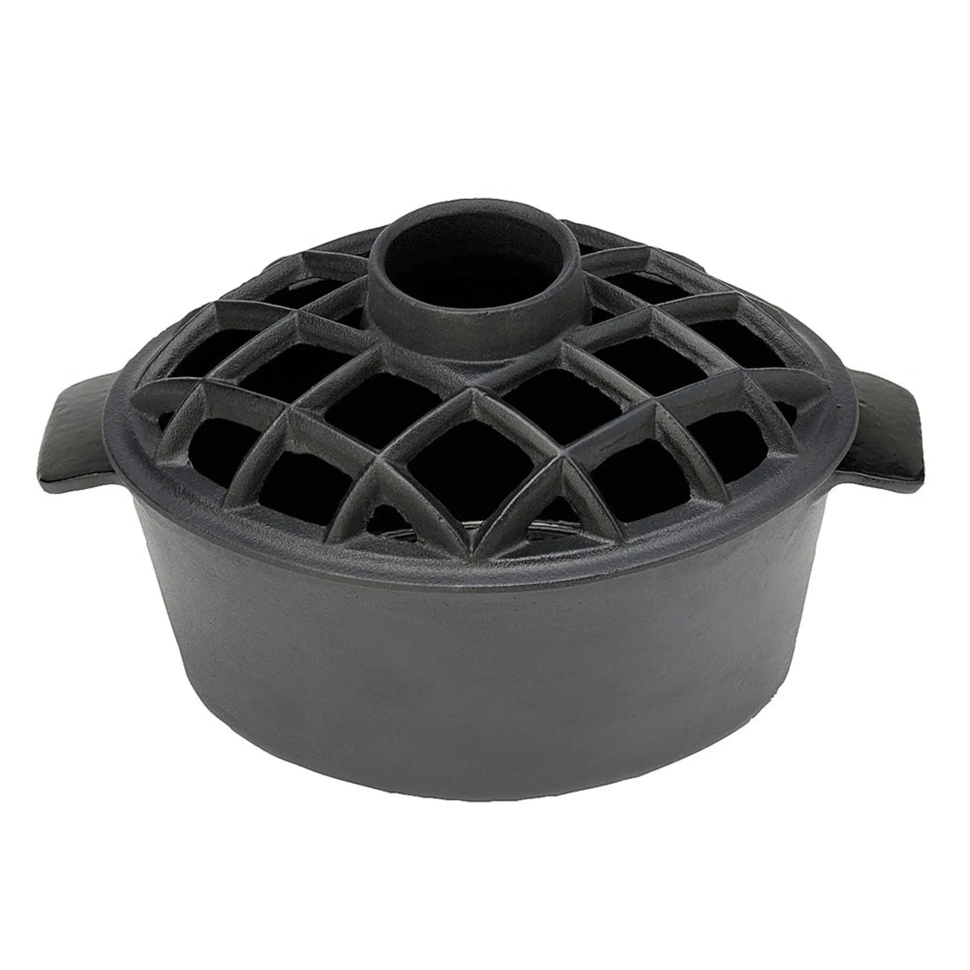 2.2 qt Enamel Woodstove Steamer - Lattice Top2.2 qt Enamel Woodstove Steamer - Lattice Top