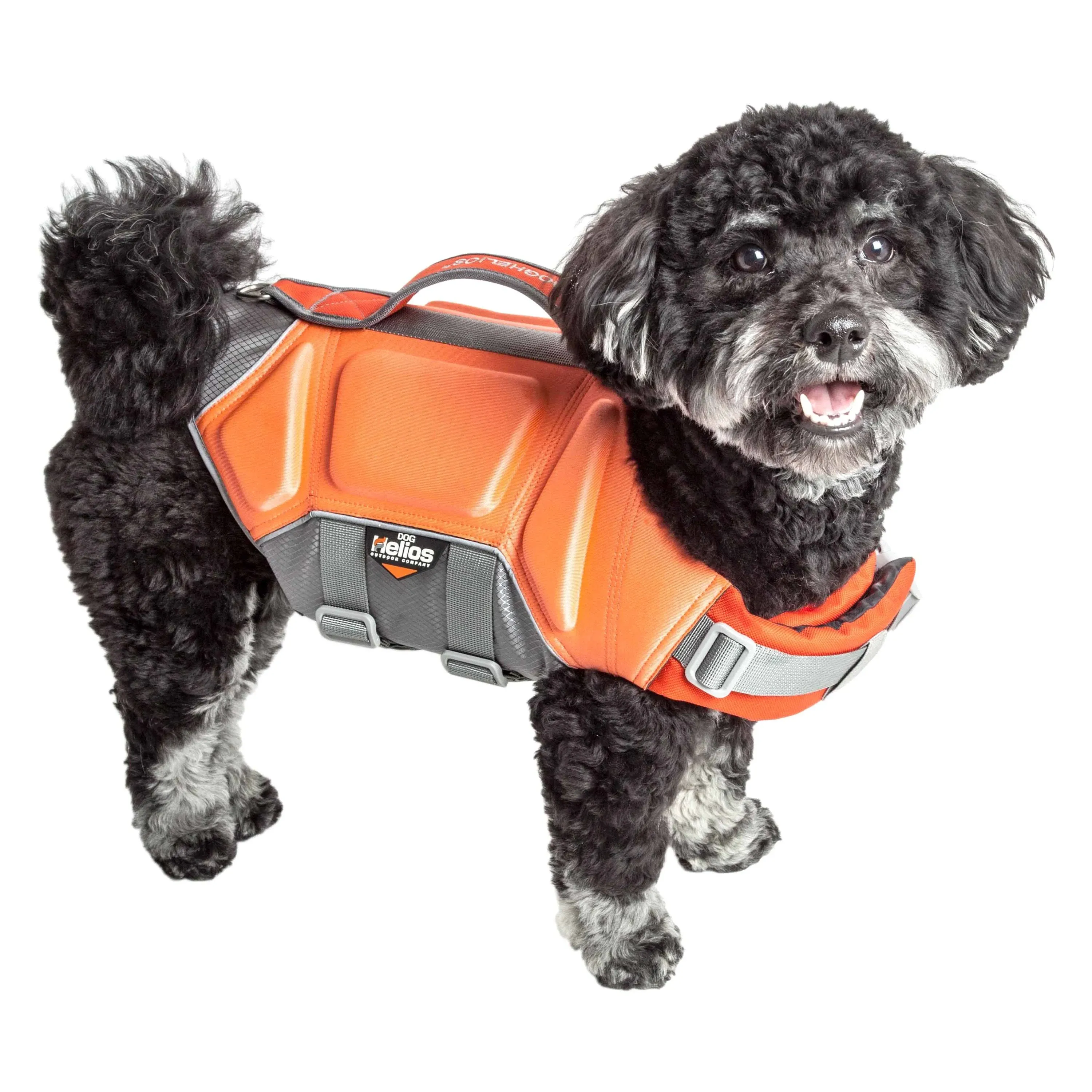 Dog Helios HA18ORLG Tidal Guard Multi-Point Strategically-Stitched Reflective Pet ...