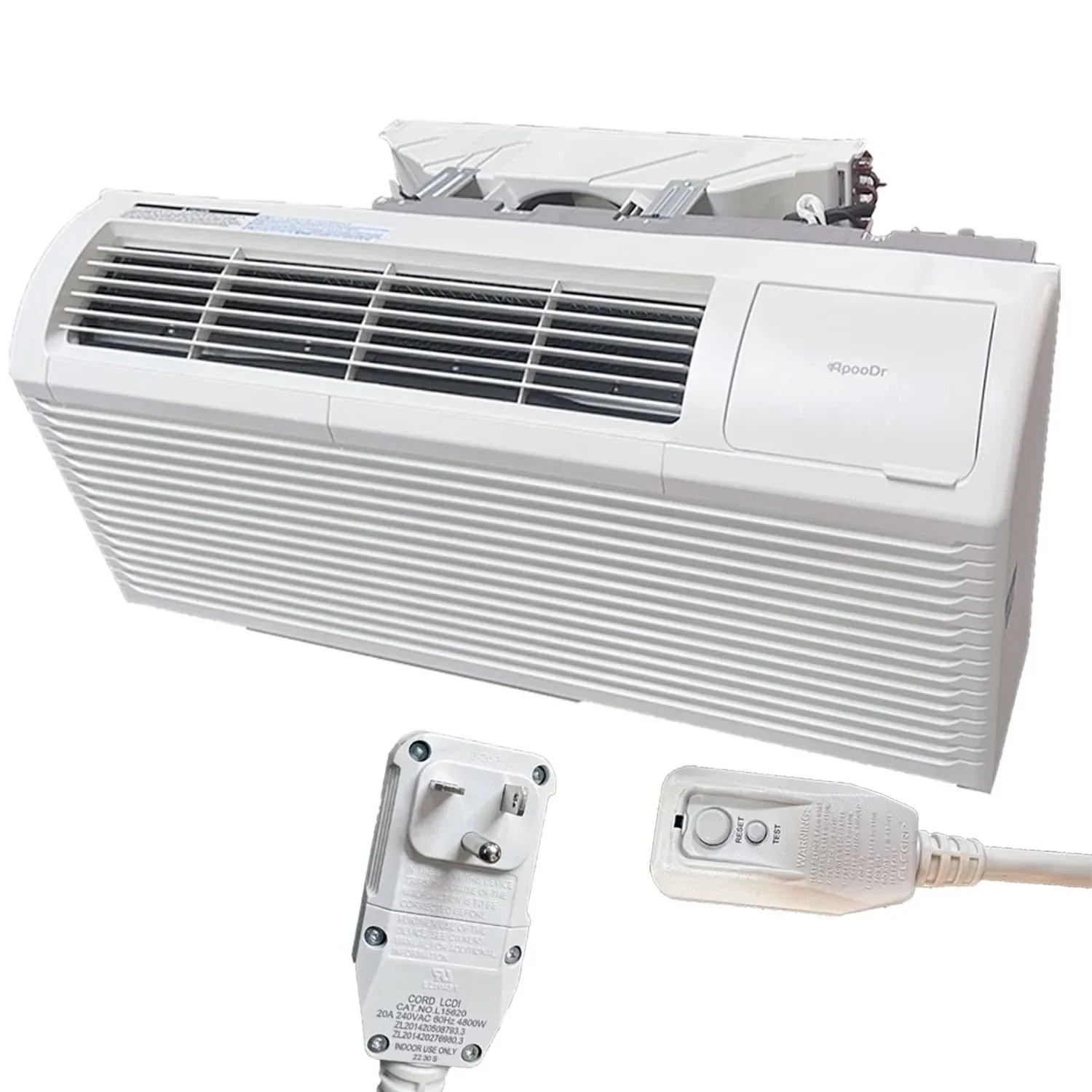 ApooDr 12000 BTU PTAC Packaged Terminal Air Conditioner &amp; Heat Pump 208/230V