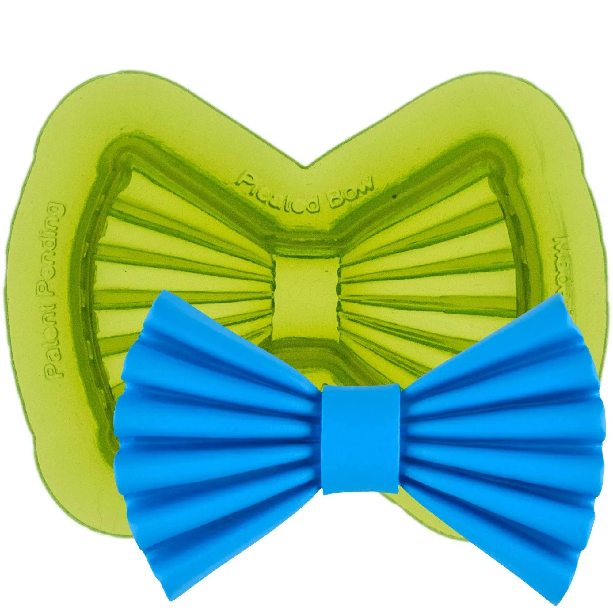 Pleated Bow Silicone Mold for Cake Decorating with Fondant and Gumpaste and Mor