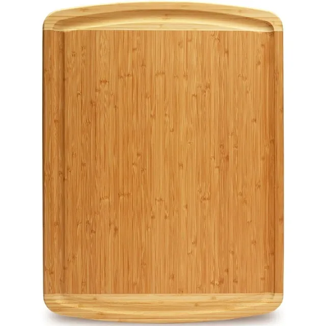 30 x 20 Bamboo Extra Large Cutting Board - Lifetime Replacements - Wooden Stove Top Cover Noodle Board - Meat Cutting Board for BBQ - Turkey Carving Board - Over the Sink Cutting Board - Charcuterie