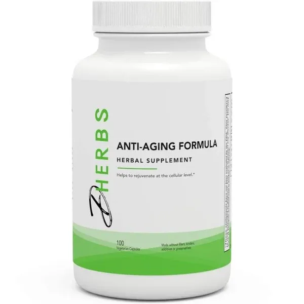 Dherbs Anti-Aging Formula, 100-Count Bottle