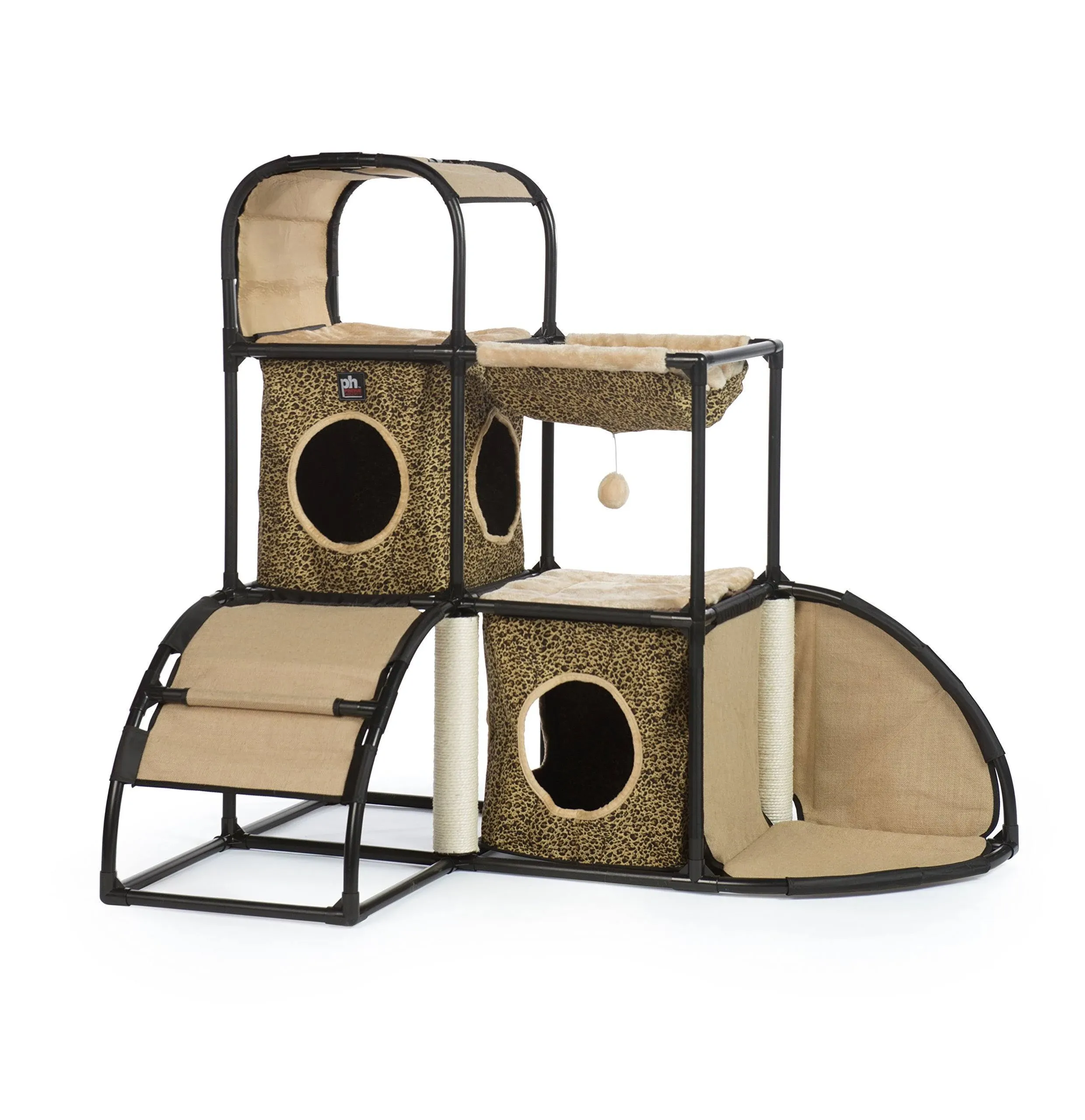 Prevue Catville Townhome 3 Level Cat Furniture     - 1800PetSupplies.com