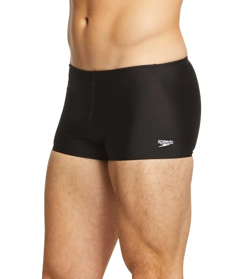 Speedo Solid Square Leg - Endurance+ Black 34