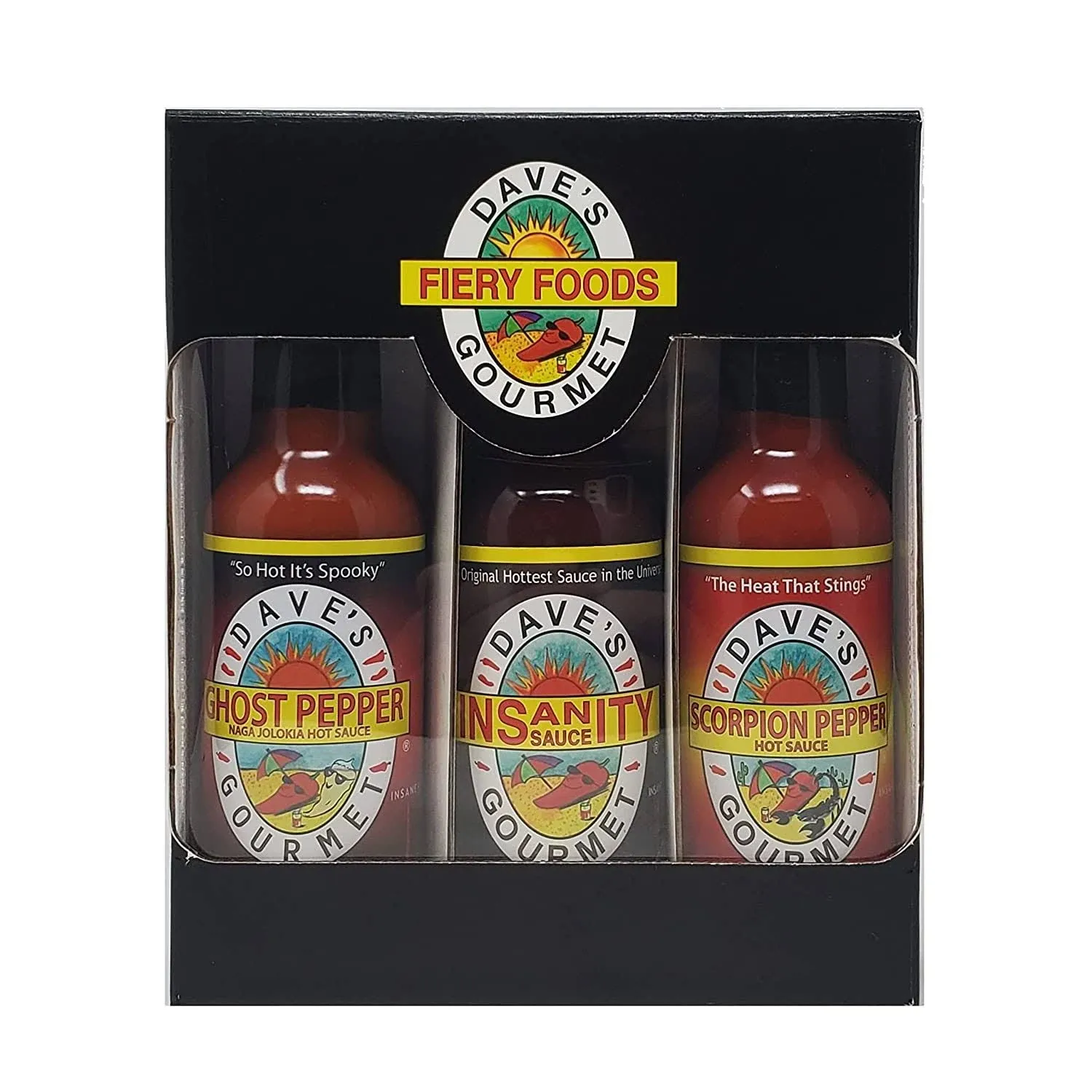 Super Spicy Hot Sauce 5oz 3-Pk (Insanity, Ghost + Scorpion)