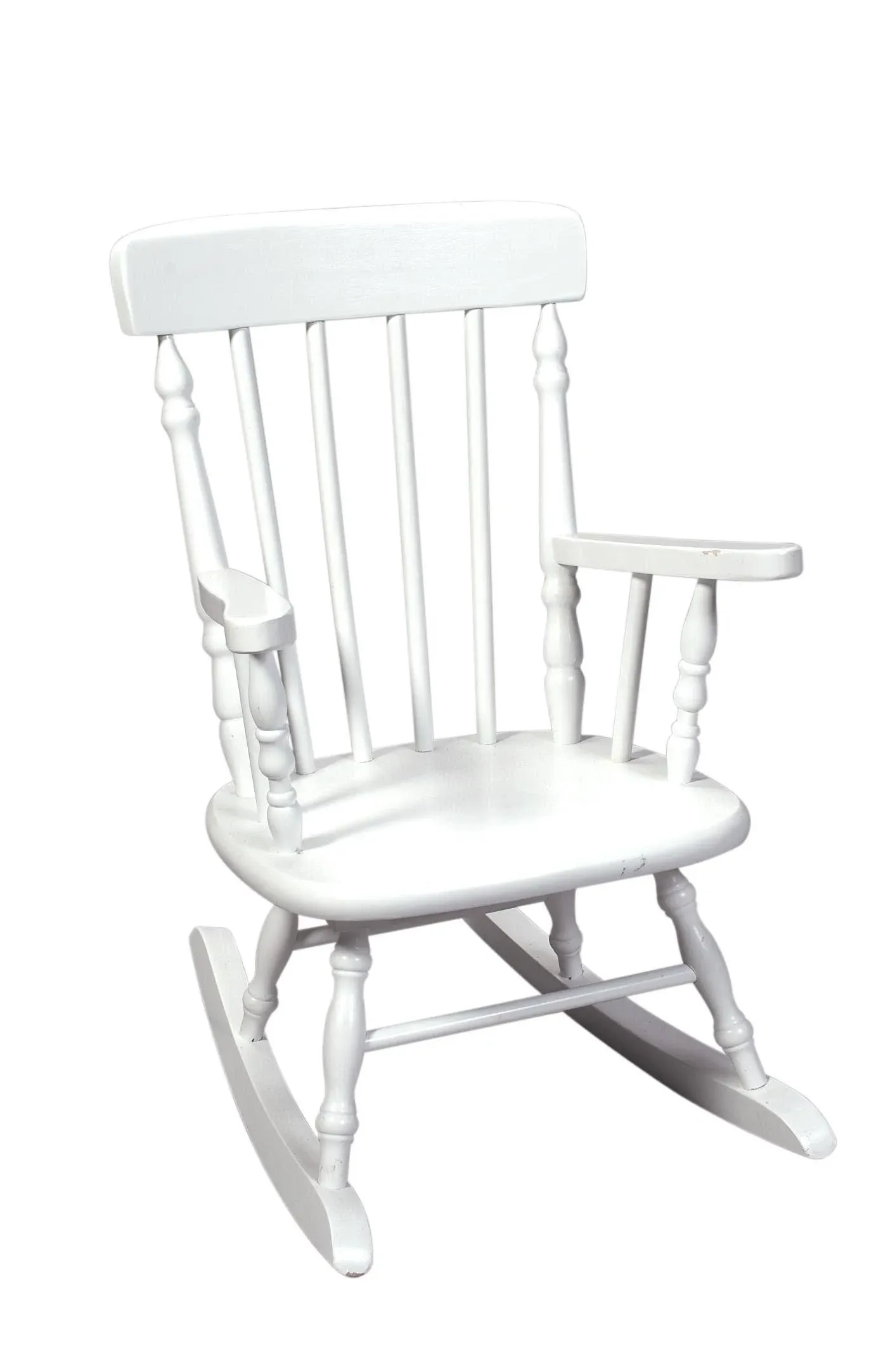 "Giftmark 1410W Child's Spindle Rocking Chair White"