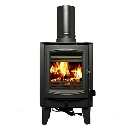 US Stove Wood-Burning Stove, 75% Eff, 750 sq. ft., 26,000 BTU