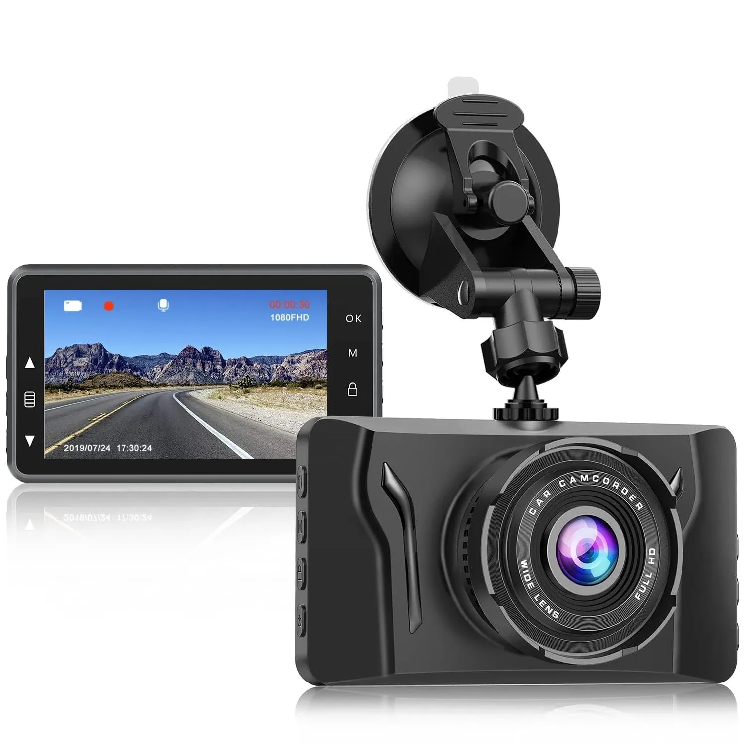 CHORTAU B-T19 Dash Camera - Black