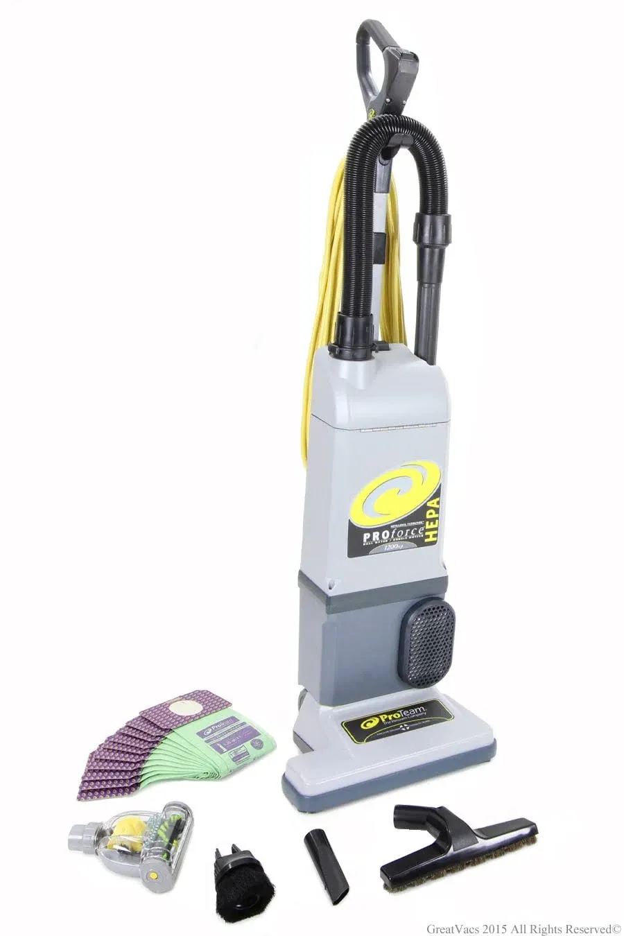 ProTeam ProForce 1200XP Grey Upright Vacuum 