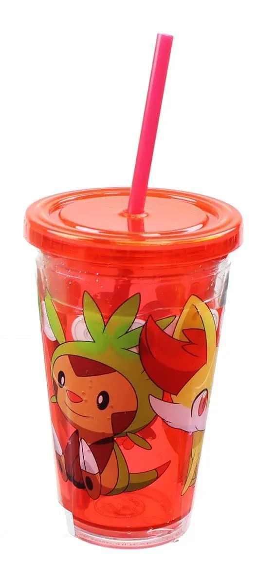 Pokemon Group 18oz Carnival Cup w/ Floating Confetti Pokeballs