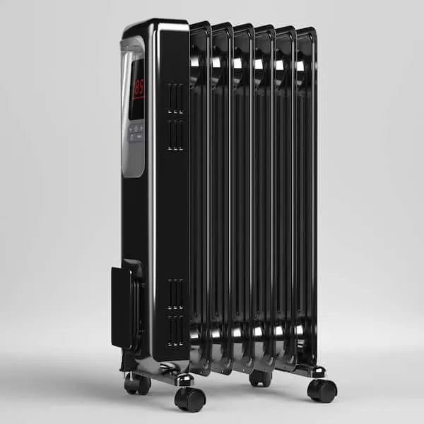 1,500-Watt Digital Electric Oil-Filled Radiant Portable Space Heater