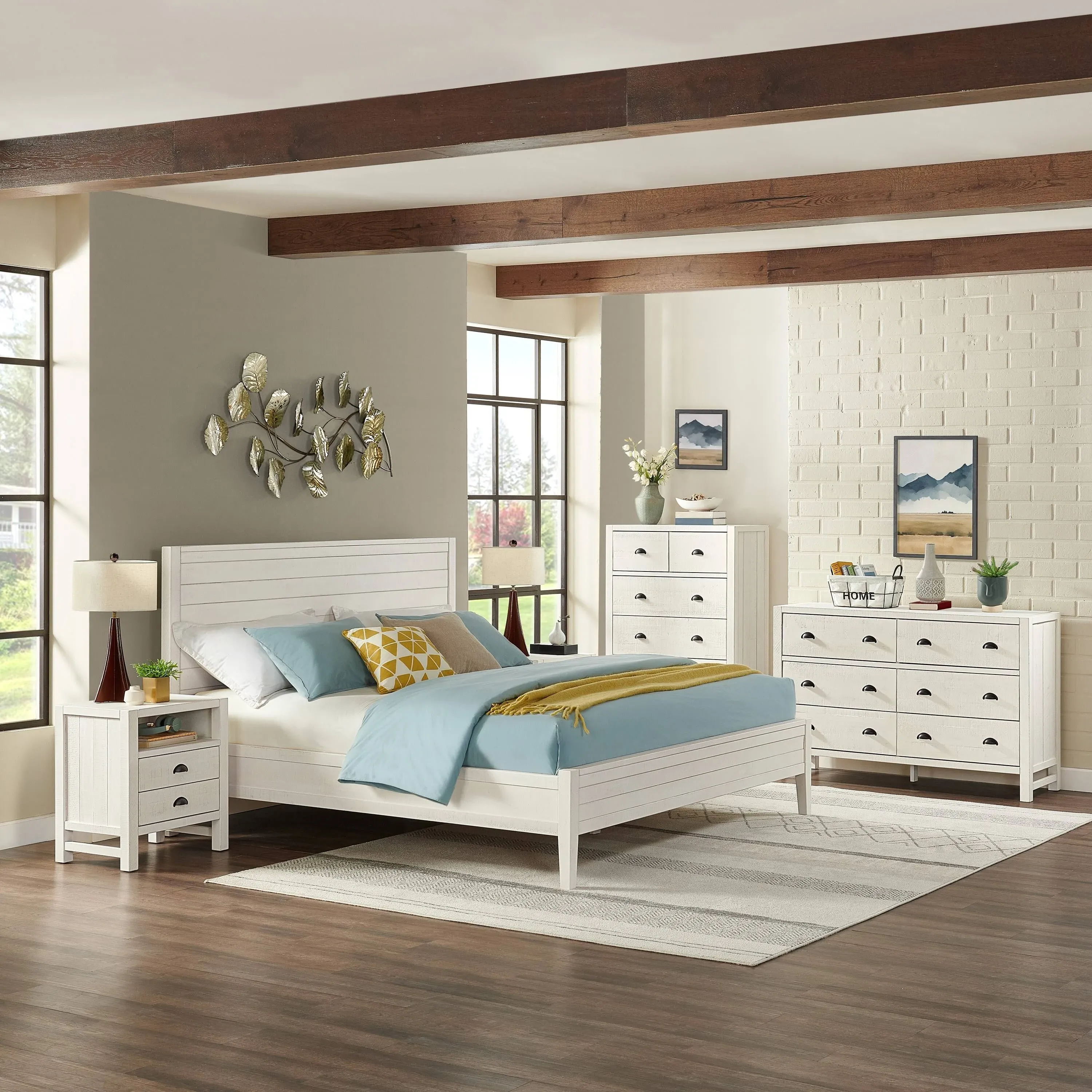 Alaterre Furniture Arden 5-Piece King Bed Bedroom Set