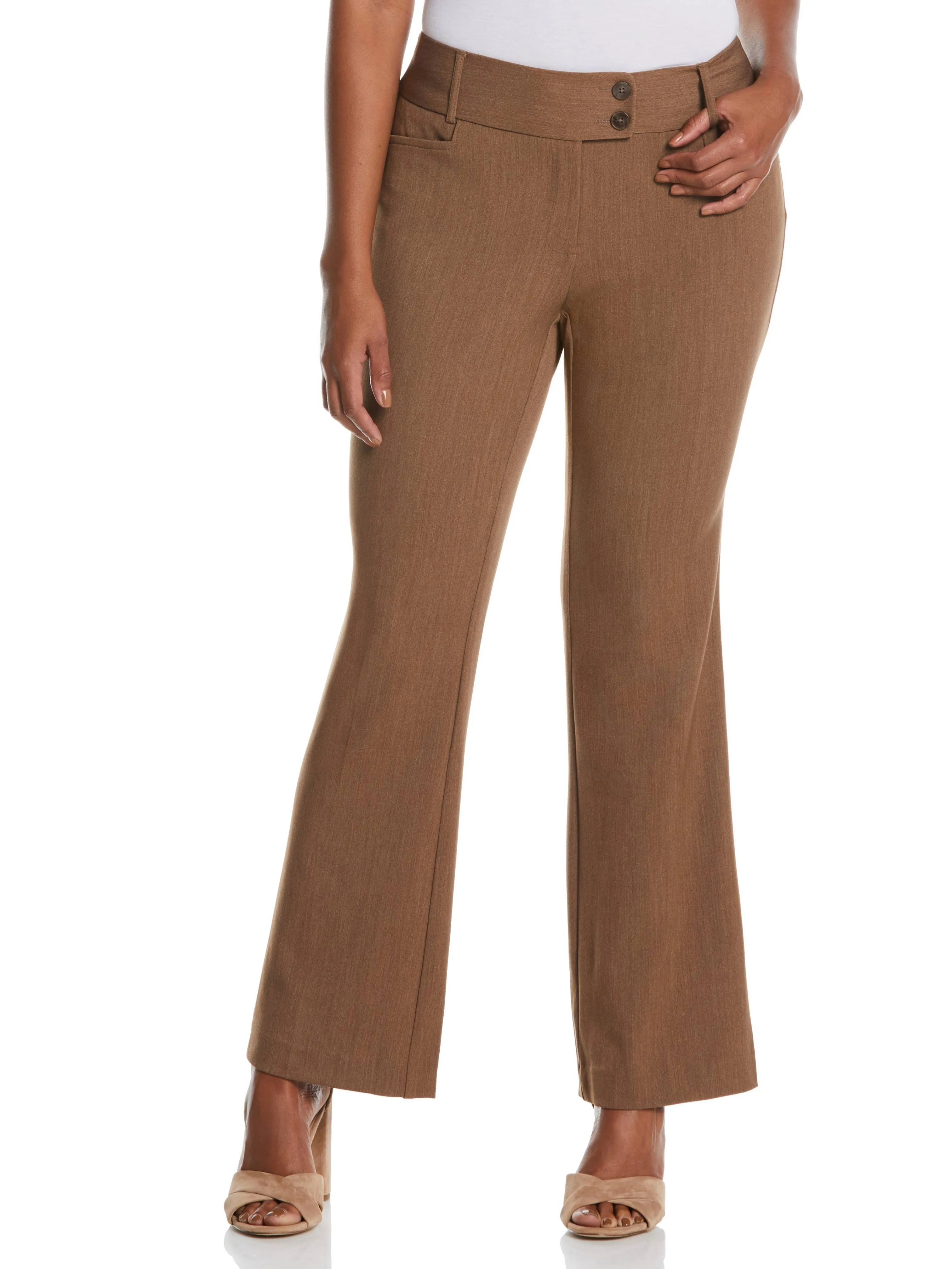 Gabardine Bootcut Pant - Curvy Fit